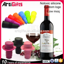 Atacado de borracha de silicone garrafa de vinho rolha Promotion